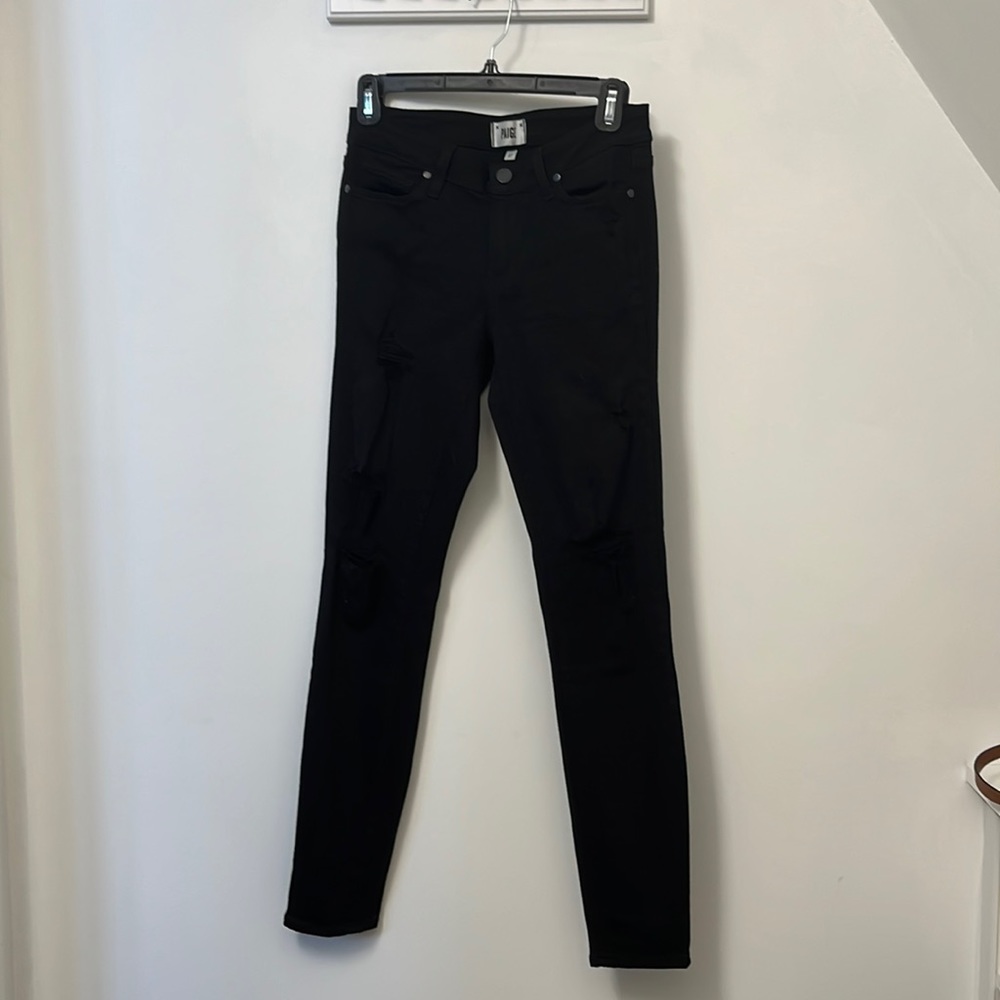 Paige Verdugo Ultra Skinny black jeans